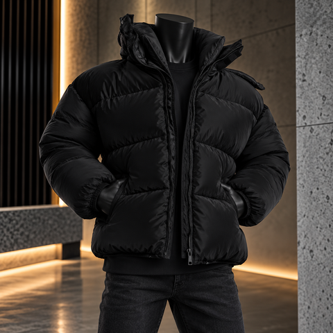 Зимова чоловіча куртка Oversize Модель: Blaid